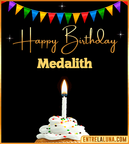 GiF Happy Birthday Medalith